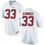 Men's Alabama Crimson Tide #33 Anfernee Jennings White Limited NCAA College Football Jersey 2403VDGY7